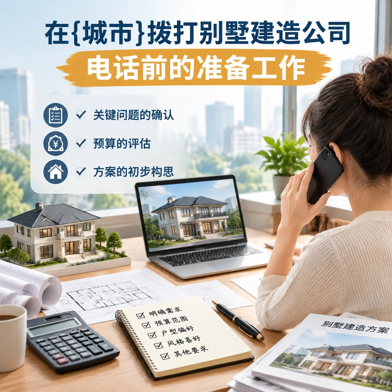 在黔西南拨打别墅建造公司电话前的准备工作