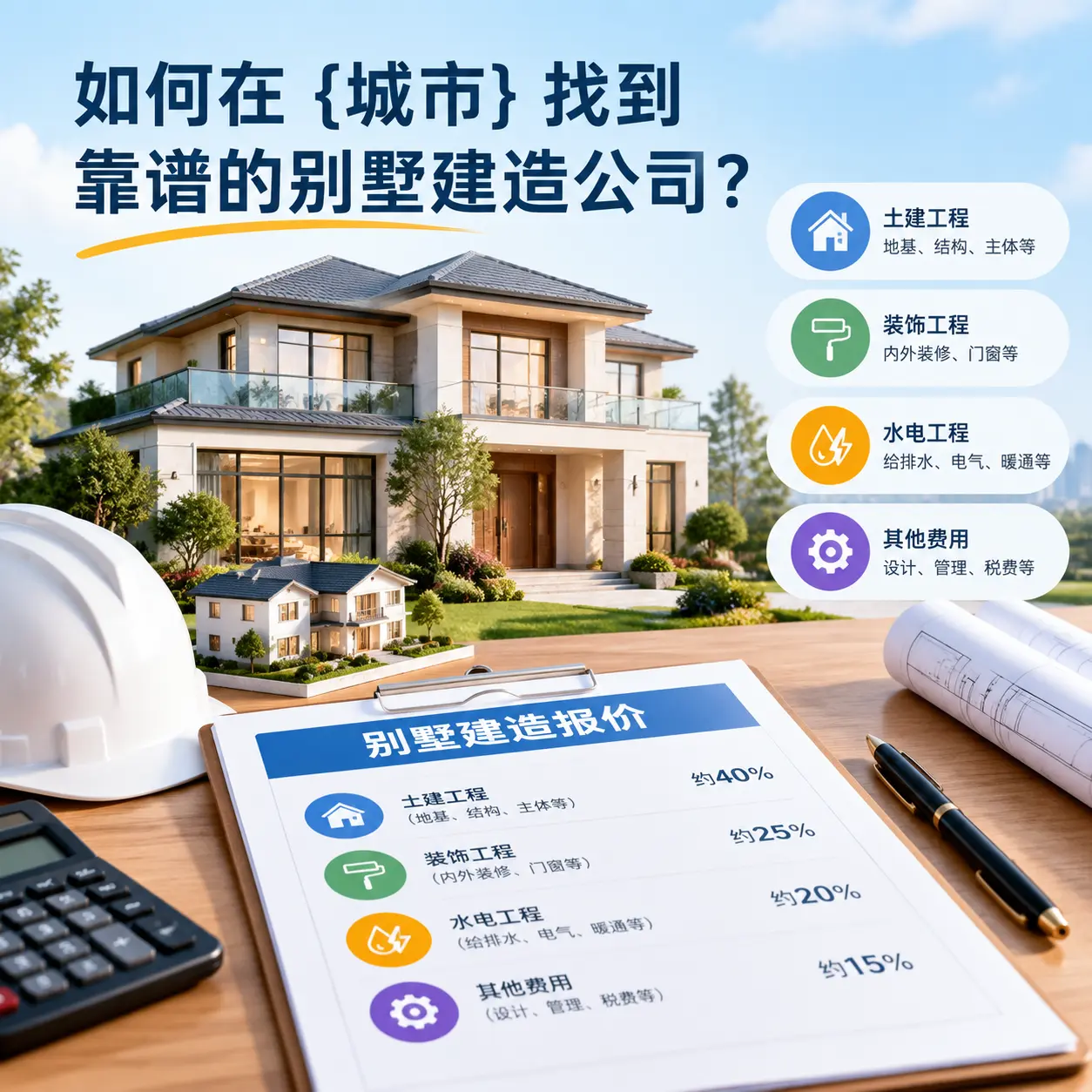 如何在 黔西南 找到靠谱的别墅建造公司?