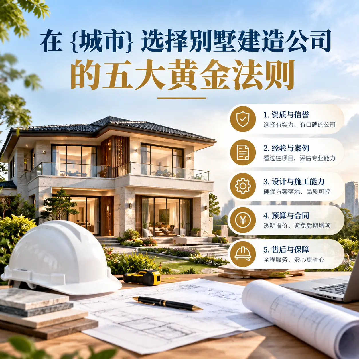 在 黔西南 选择别墅建造公司的五大黄金法则