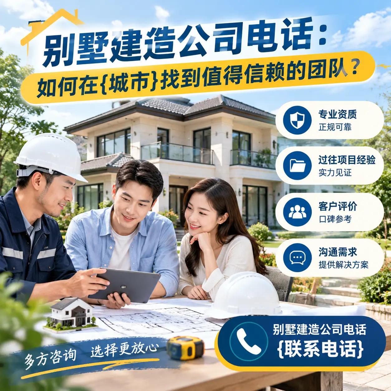 别墅建造公司电话：如何在黔西南找到值得信赖的团队？
