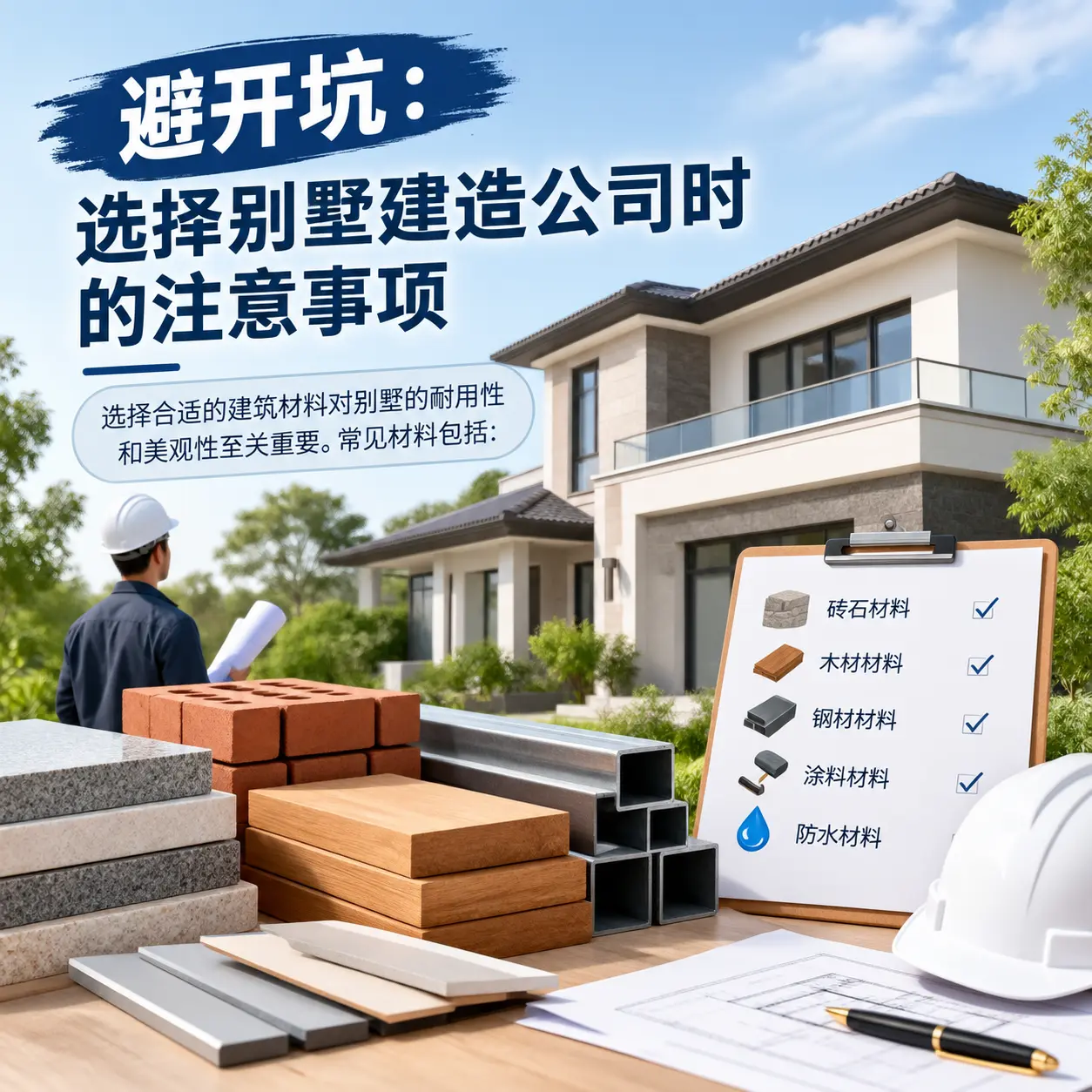 避开坑:选择 黔西南 别墅建造公司时的注意事项